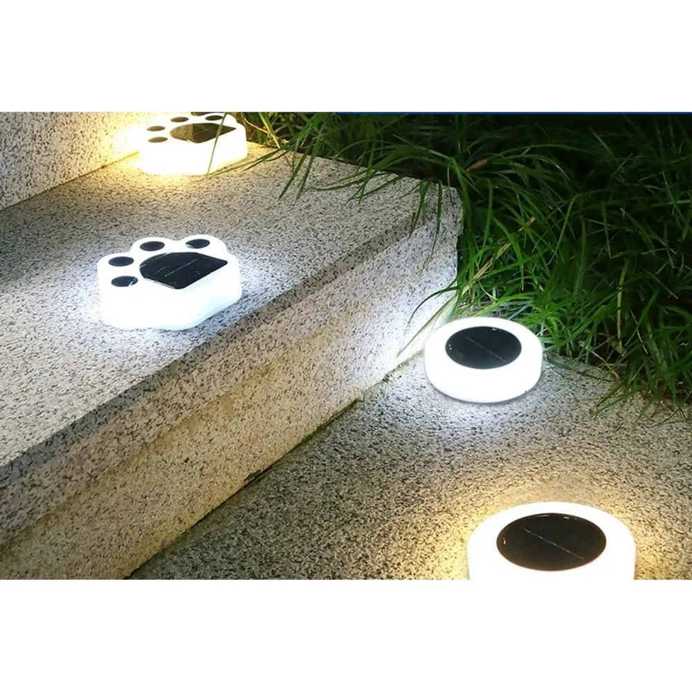 Solar Lawn Lamp Bear Palm Lamp LED Solar Garden Underground Lights Bear Claw Lawn Lamp Waterproof Garden Path Fence Lamp Bl20511