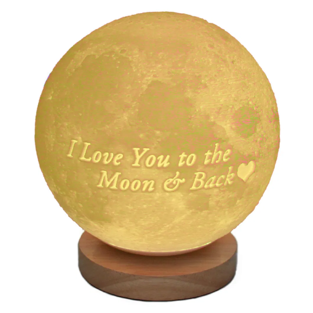 16 Colors Remote Moon Lamp Colorful 3D Dimmable Moon Light as Gifts