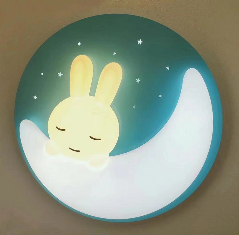 LED Ceiling Light Cartoon Pink Blue White Kids Room Bedroom Baby House Ceiling Lamp for Indoor Decoration