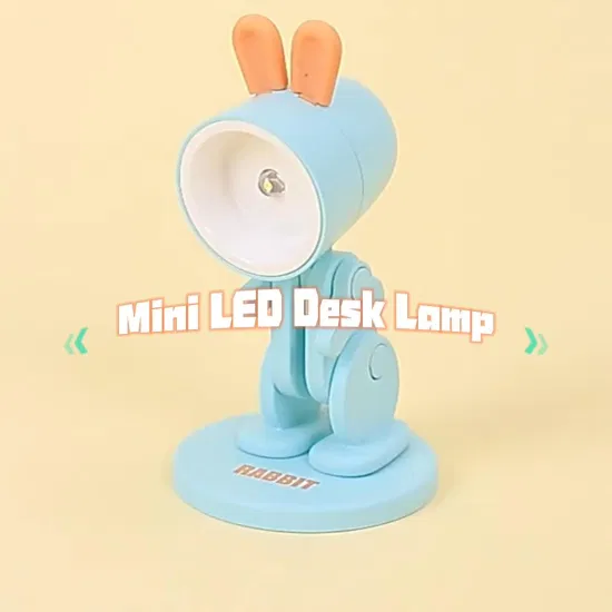Heißer Verkauf LED kleine süße Schreibtisch Licht Telefon verstellbare Tier Kaninchen Lampe