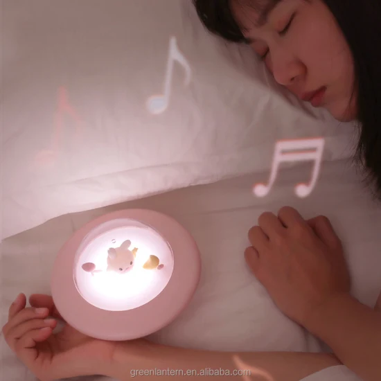 Flying Rabbit Wiederaufladbare Lampe USB Kreative Musik Fernbedienung Atmosphärenlicht